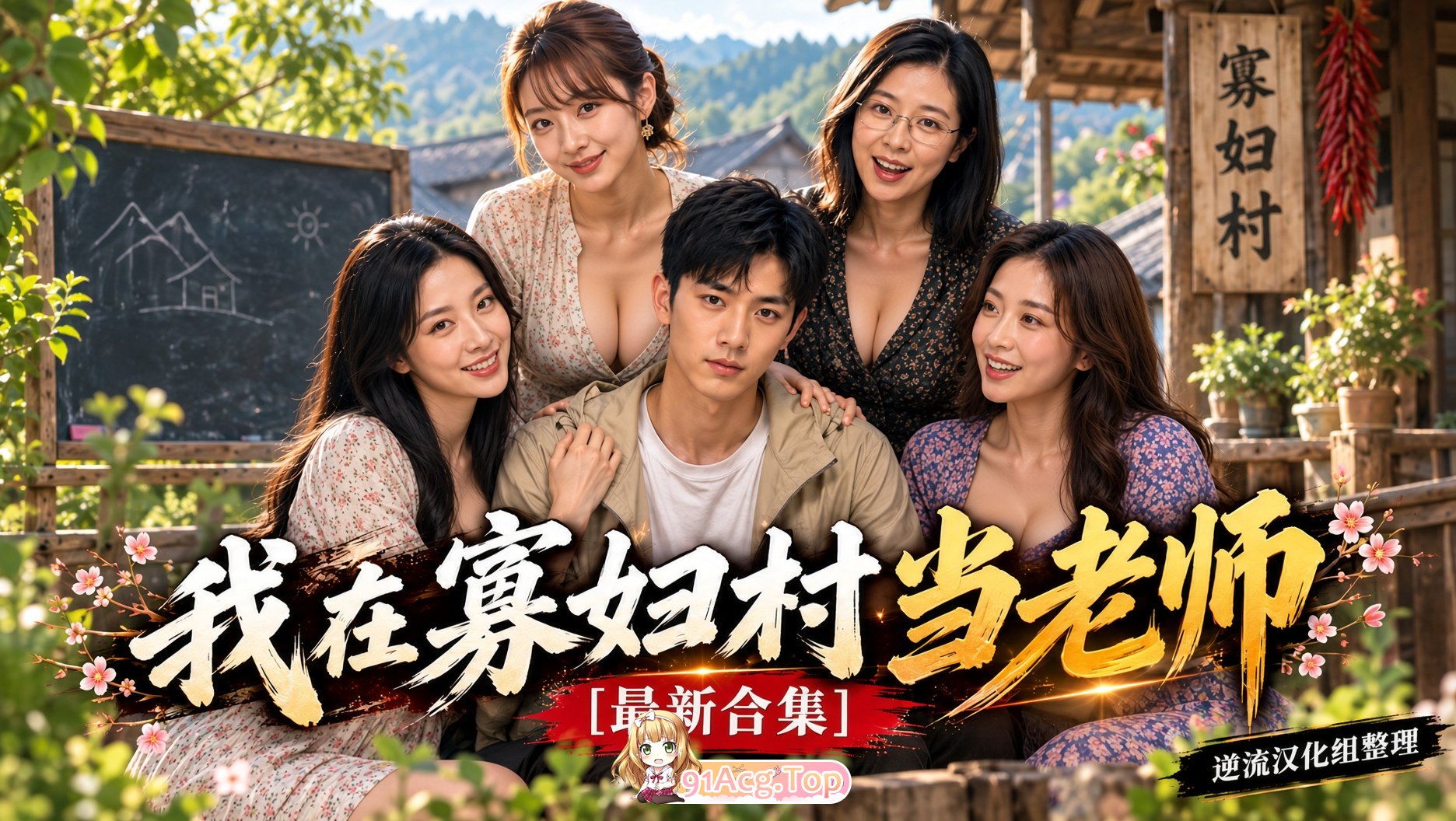 整理 Ai短剧小说改编我在寡妇村当老师1-9集+小说合集 动漫视频 PC端
