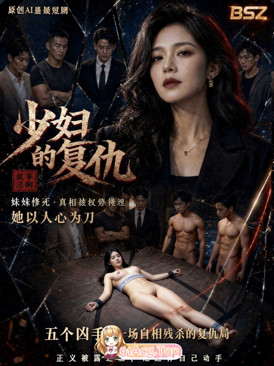 AI短剧《少妇的复仇》第1集-妹妹惨死·真相被权势掩埋 动漫视频 PC端 预览图