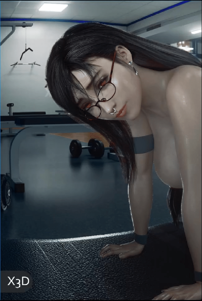 X3D 大奶蒂法健身房抖胸发骚 动漫视频 PC端 预览图