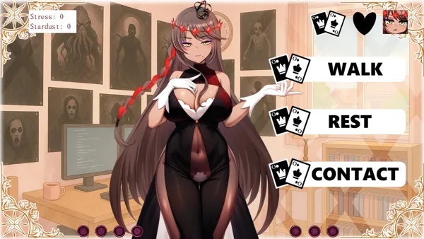 每天都跟召唤出的克苏鲁少女玩桌游 Everyday I Play Board Games with a Summoned Eldritch Girl PC端 官中高清版 预览图