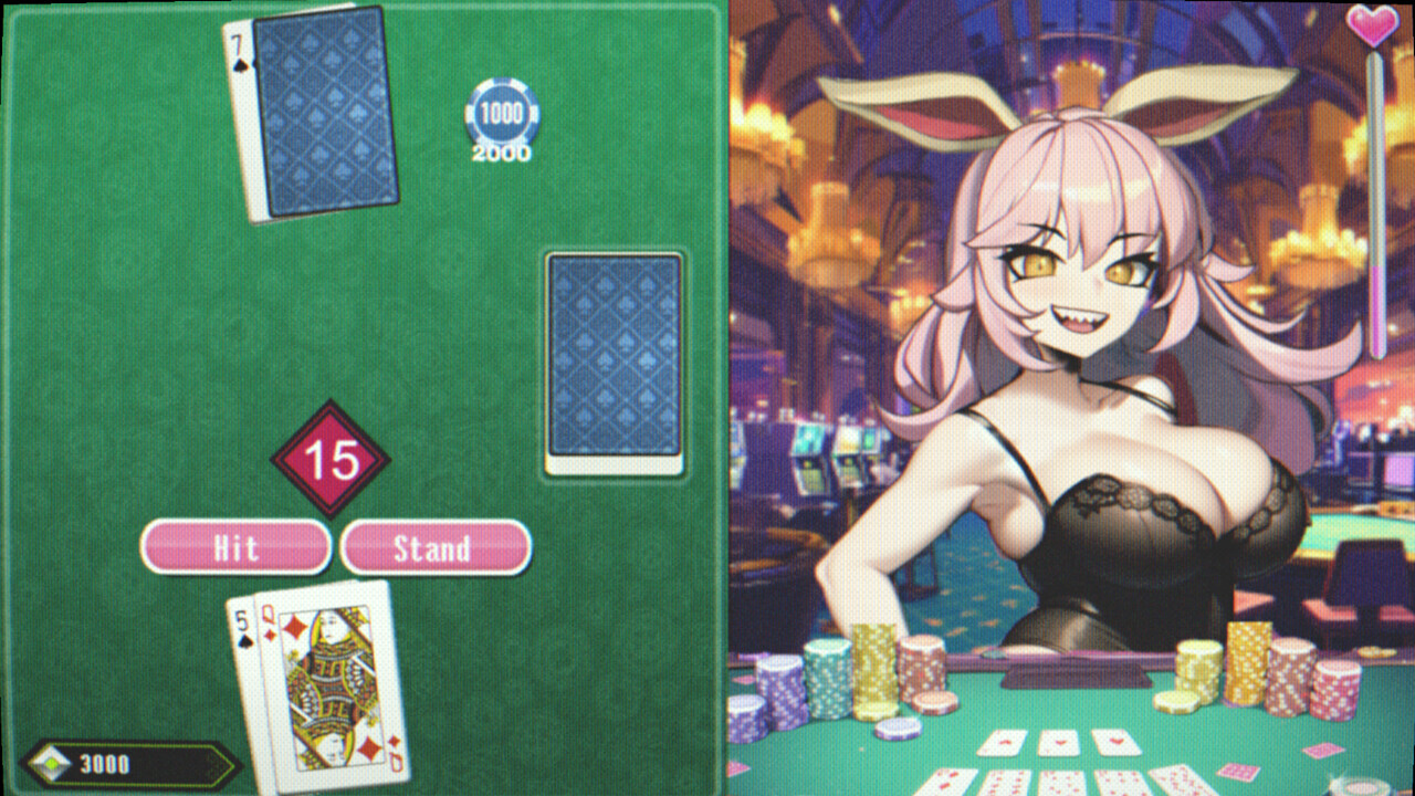 魅惑牌桌 Seductive Blackjack Build. STEAM官方中文版 PC端 官中版 预览图