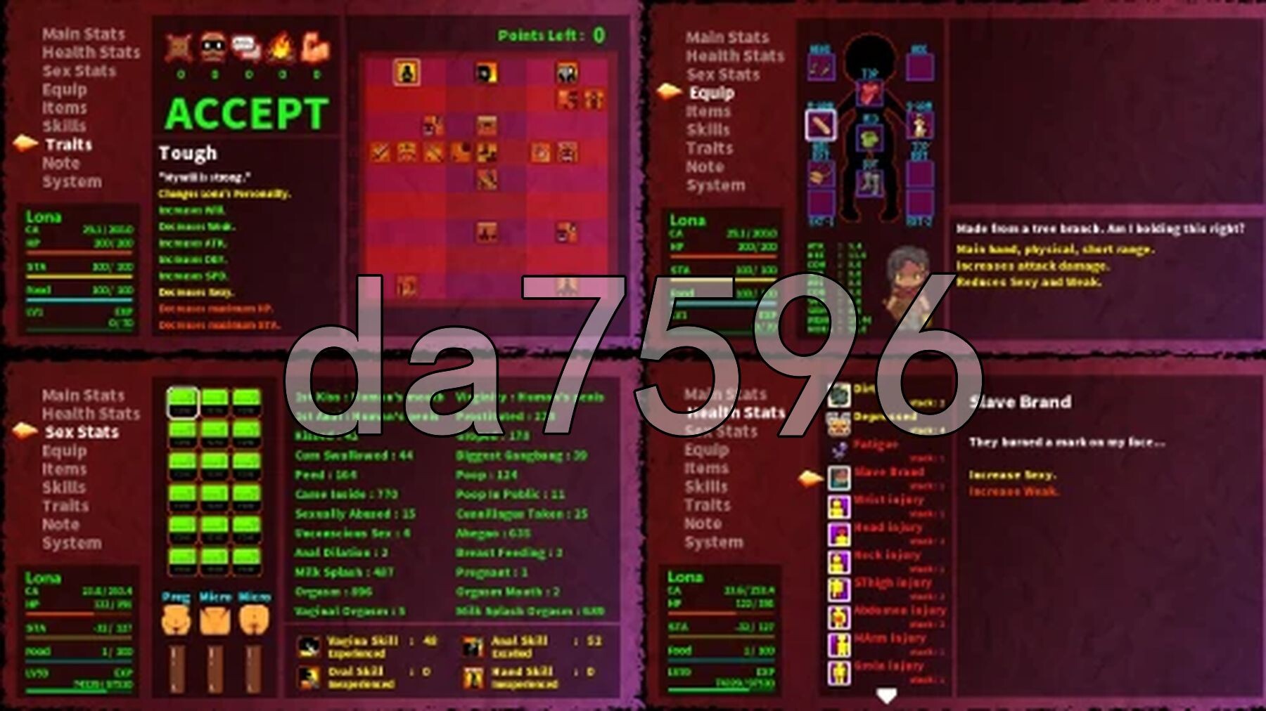 洛娜的世界 LonaRPG B.0.10.4.1 官方中文高清版 PC端 官中高清版 预览图