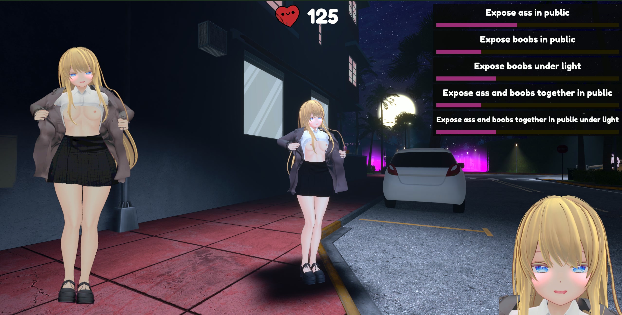 莫依卡：露出诱惑 Moeka: Exposure's Temptation v0.1 PC端 官中步兵 预览图