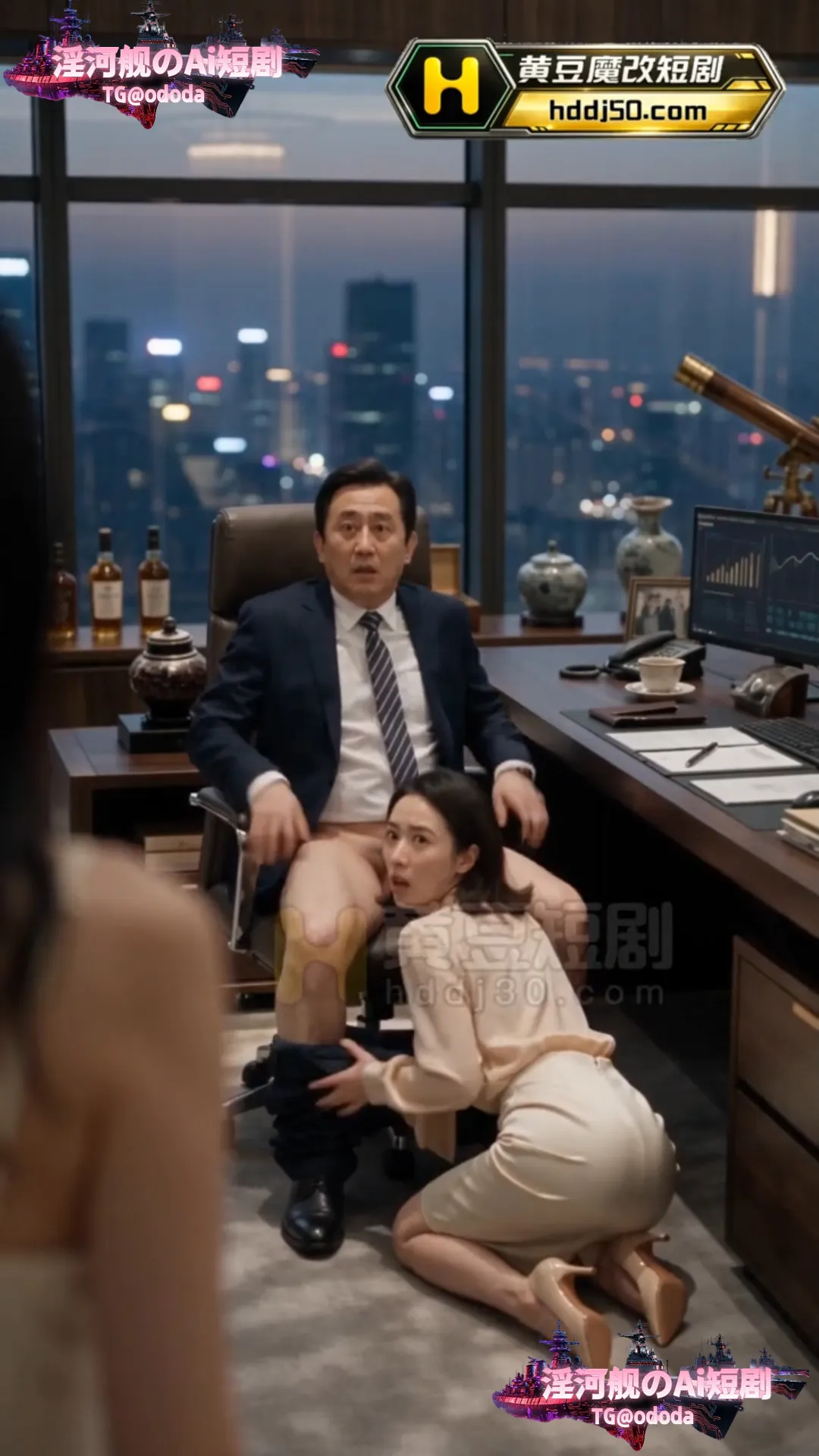 AI短剧《我绑定了受控人设收服系统》第1-2集 动漫视频 PC端