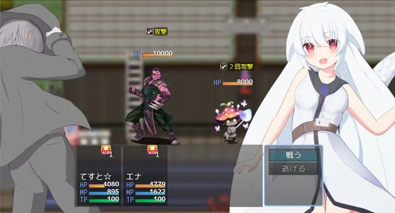 A2540 回合RPG战斗RPGPC 卿卿我我组队战斗いちゃいちゃタッグバトルV1.0PC+安卓汉化中文 双端 汉化版 预览图