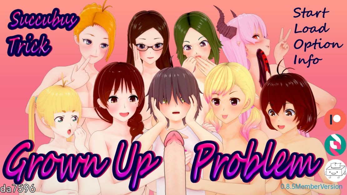 亚洲风SLG/动态/更新] 魅魔把戏: 长大问题 Succubus Trick: Grown Up Problem v0.8.5 PC+安卓 汉化版 【游戏语音】：中文 【文件说明】：无广纯净版 转 预览图