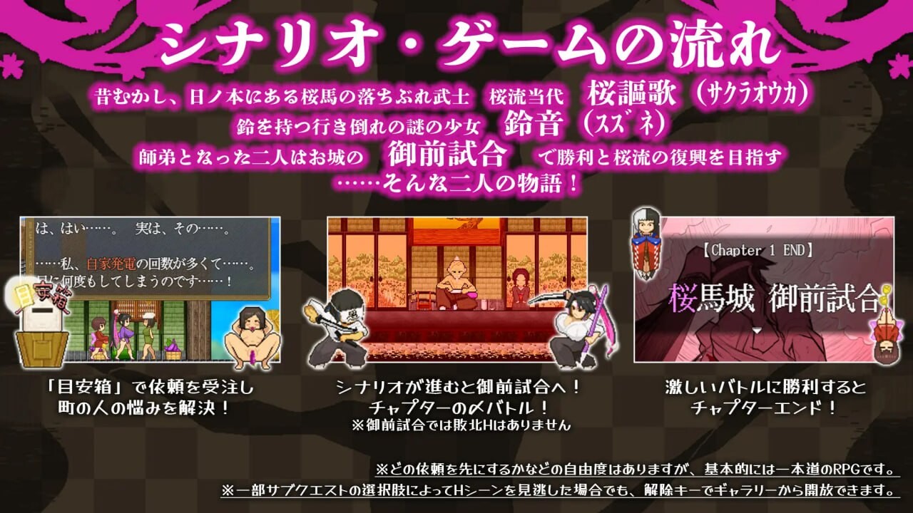 RPGPC+安卓更新 樱御前 桜御前 Ver1.10 双端 AI汉化版 预览图
