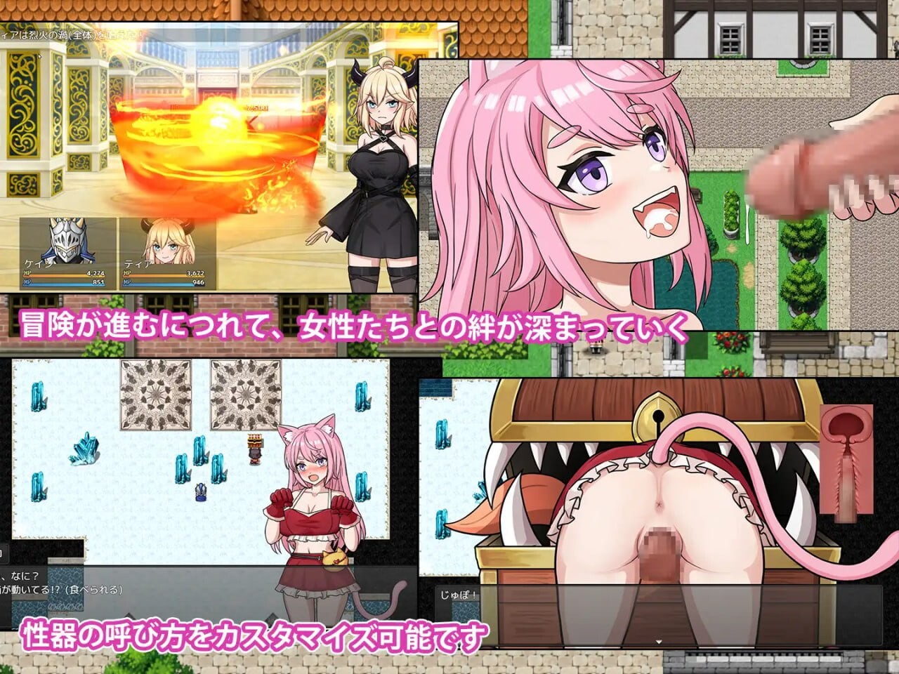 恶魔与猫娘 - 心跳开始的冒险 悪魔と猫娘-ドキドキの冒険が始まる PC端 汉化版 预览图