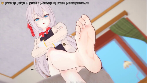 与阿尔雅一起生活 Living with Alya v0.33 PC端 汉化版 预览图