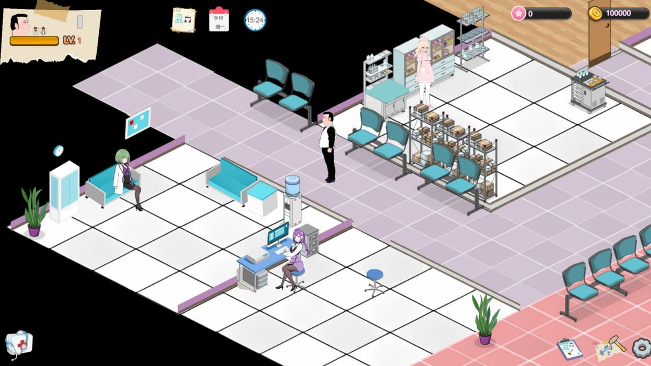 更新[经营SLG/互动养成/NTR/AI生成] 黑山综合医院 黒山総合病院 BM General Hospital v3.6.2 PC端 官中步兵 预览图