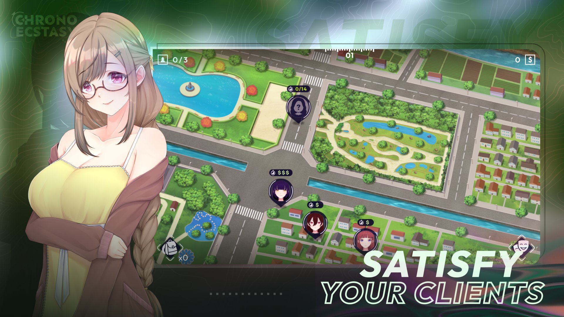 更新[沙盒SLG/时间停止/动态] 时间狂喜 时间停止 Chrono Ecstasy v0.3.4 机翻步兵版 双端 汉化版步兵 预览图