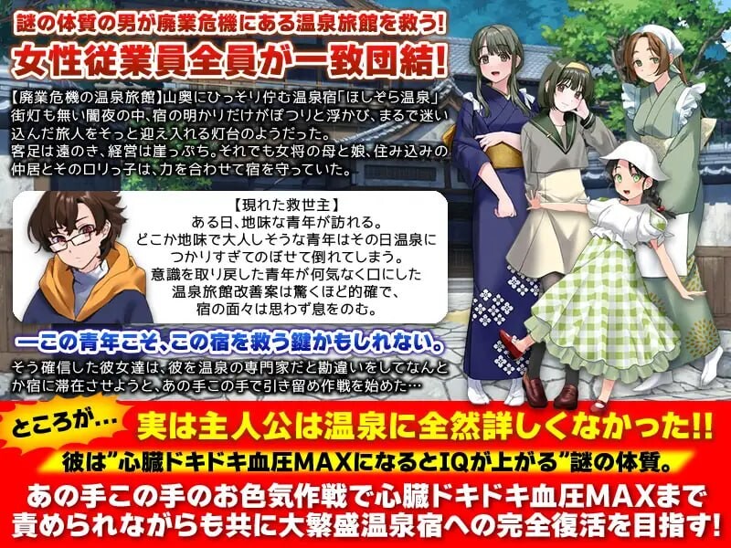 让剧情温泉旅馆生意兴隆的经营游戏 欢迎来到星空温泉 エロエロ温泉旅館を繁盛させる経営ゲーム ほしぞら温泉においでませませ PC端 汉化版 预览图