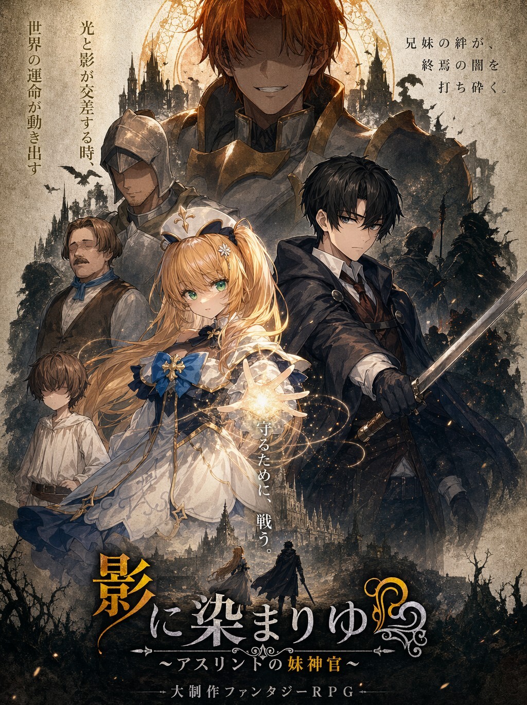 影色渐染~阿斯林顿的妹神官 影に染まりゆく~アスリントの妹神官~V1.3.11 PC端 官中步兵 预览图