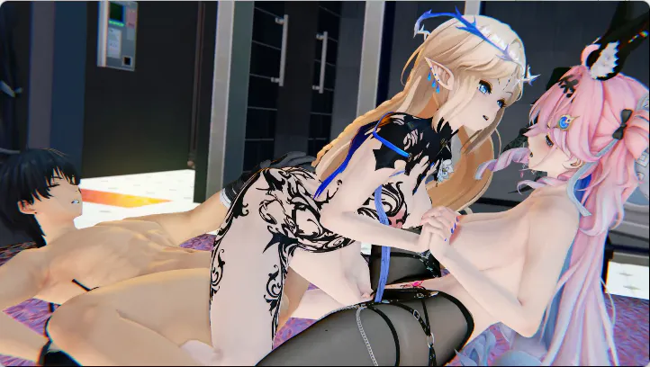 鸣潮同人/3D/无敌建模/神作/最新达妮娅和卡提西亚动漫视频