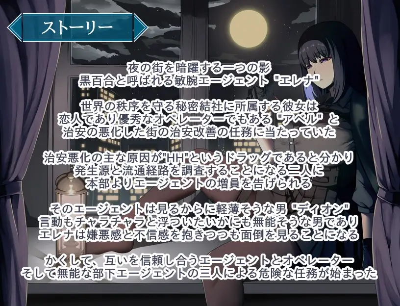 特工艾琳娜 ～与无能部下的危险任务～ エージェント・エレナ ～無能な部下との危険な任務～ v1.15 双端 AI汉化版 预览图