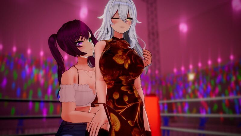 新官中]【格斗FTG/3D作品/全动态/官中】百合对决！（レズバト！）Vα0.12a PC端 官中版 预览图