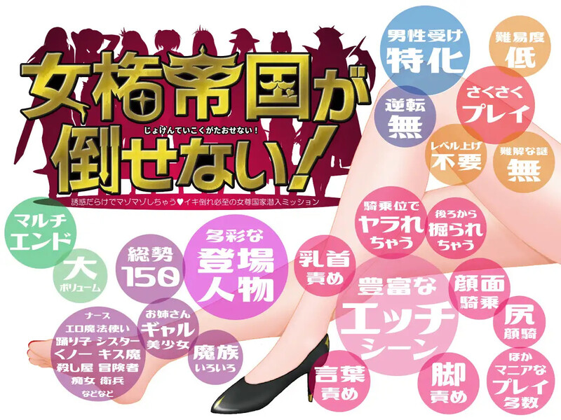 DL5月新作【回合RPG/男受反向X/汉化】女権帝国が倒せない！‐（誘惑だらけでマゾマゾしちゃうvイキ倒れ必至の女尊国家潜入ミッション‐）V1.01 机翻汉化 PC端 AI汉化版 预览图