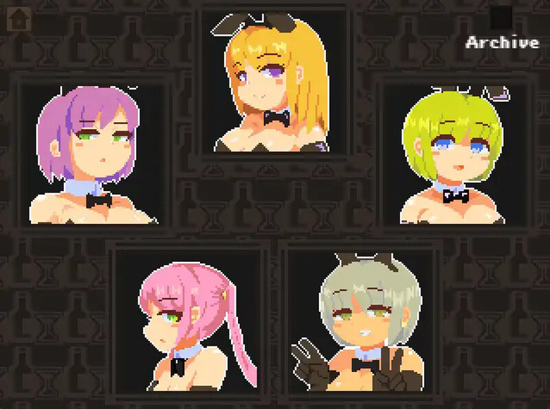 ST8月新作 互动SLG/像素动态/官中 兔女郎酒吧闲聊（BunnyBarTalk）STEAM官中 PC端 官中更新版 预览图