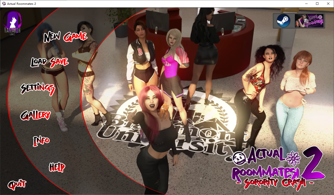实际室友2-联谊会崩溃 Actual Roommates 2 - Sorority Crash 双端 汉化版 预览图