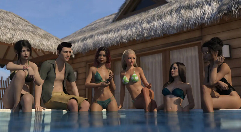 3C 诱惑的胜地（Resort of Temptation）V0.0.5 汉化中文 1.70 PC端 汉化版 预览图