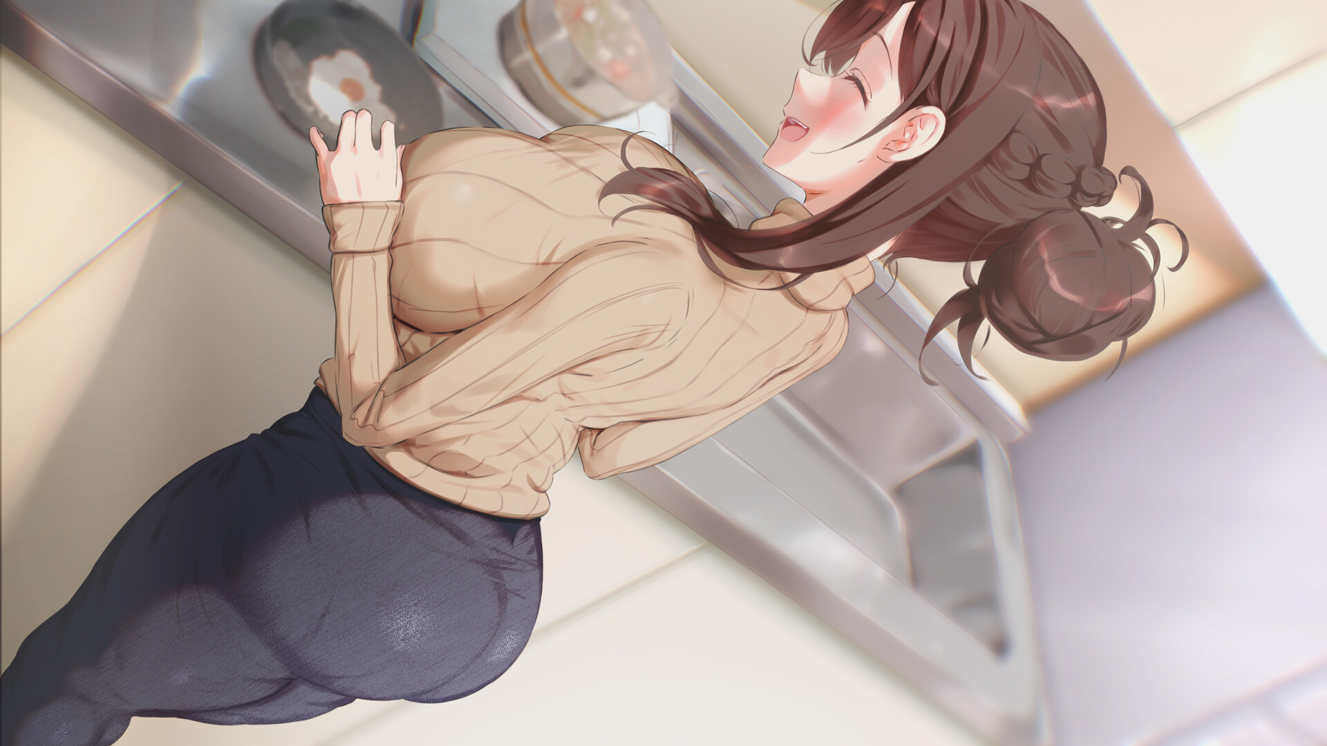 妈妈为何这样/HeMaidHerFall Ver0.7.0 STEAM官方中文版 PC端 官中版 预览图