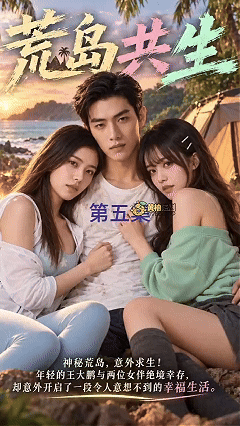 AI短剧《荒岛共生》EP1-3，有第3集单包，与两位女伴绝境幸存意外开启的性福生活 动漫视频 PC端