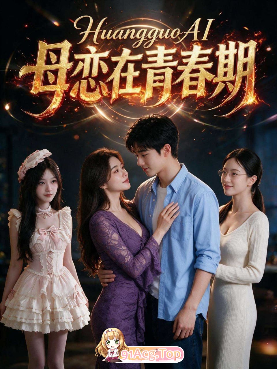 AI短剧《母恋在青春期》1-9集 偷看家人和邻居阿姨玩互动 又被阿姨勾引破了处 阿姨协助他把家人操了 动漫视频 PC端 预览图