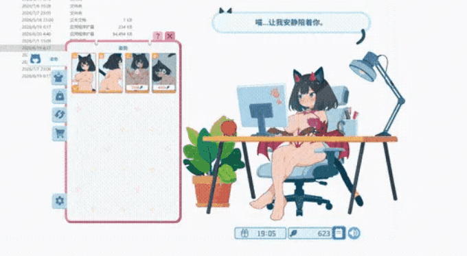 桌面小插件/官中无码/PC 你的同事With Your Coworker 度雷夸u 双端 官中无码