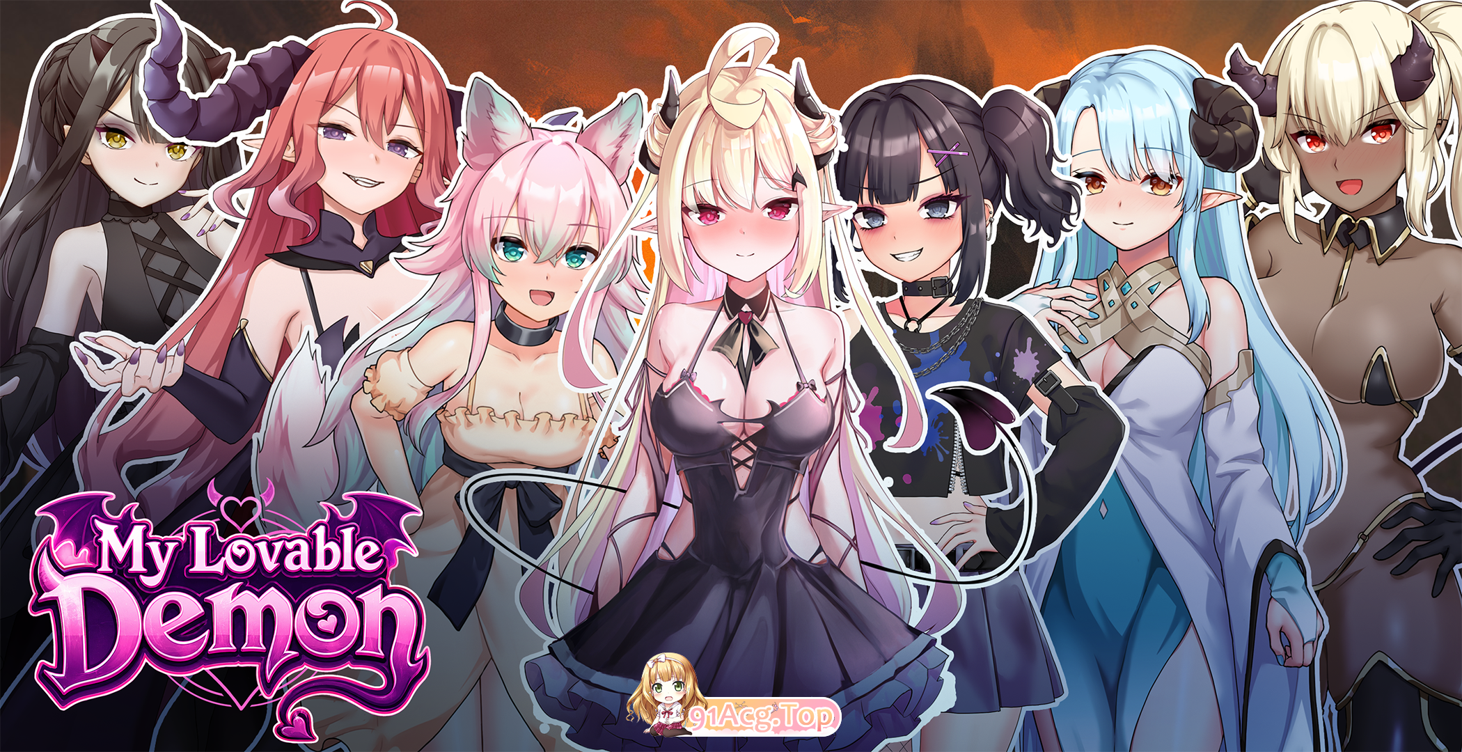 我可爱恶魔 My Lovable Demon v1.00 官方中文步兵版 PC端 官中高清版 预览图
