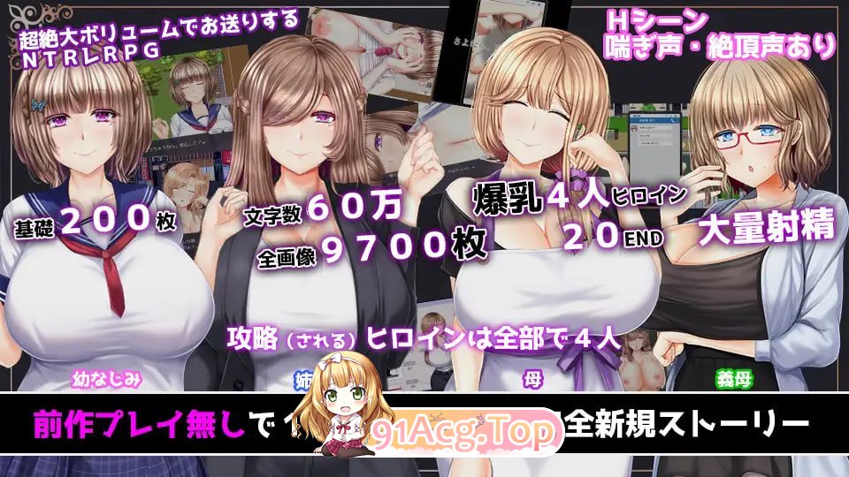 NTR RPG 失足女友-Another - ～告诉我，曾经只属于我的她们被他人夺走～AI汉化版 PC端 预览图