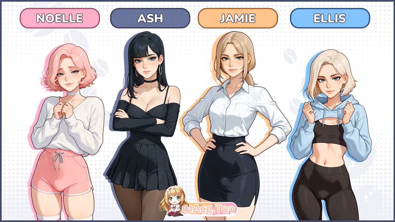 男娘特殊角色温馨咖啡厅 Femboy Futa Cozy Cafe 官方中文版 PC端 官中版 预览图