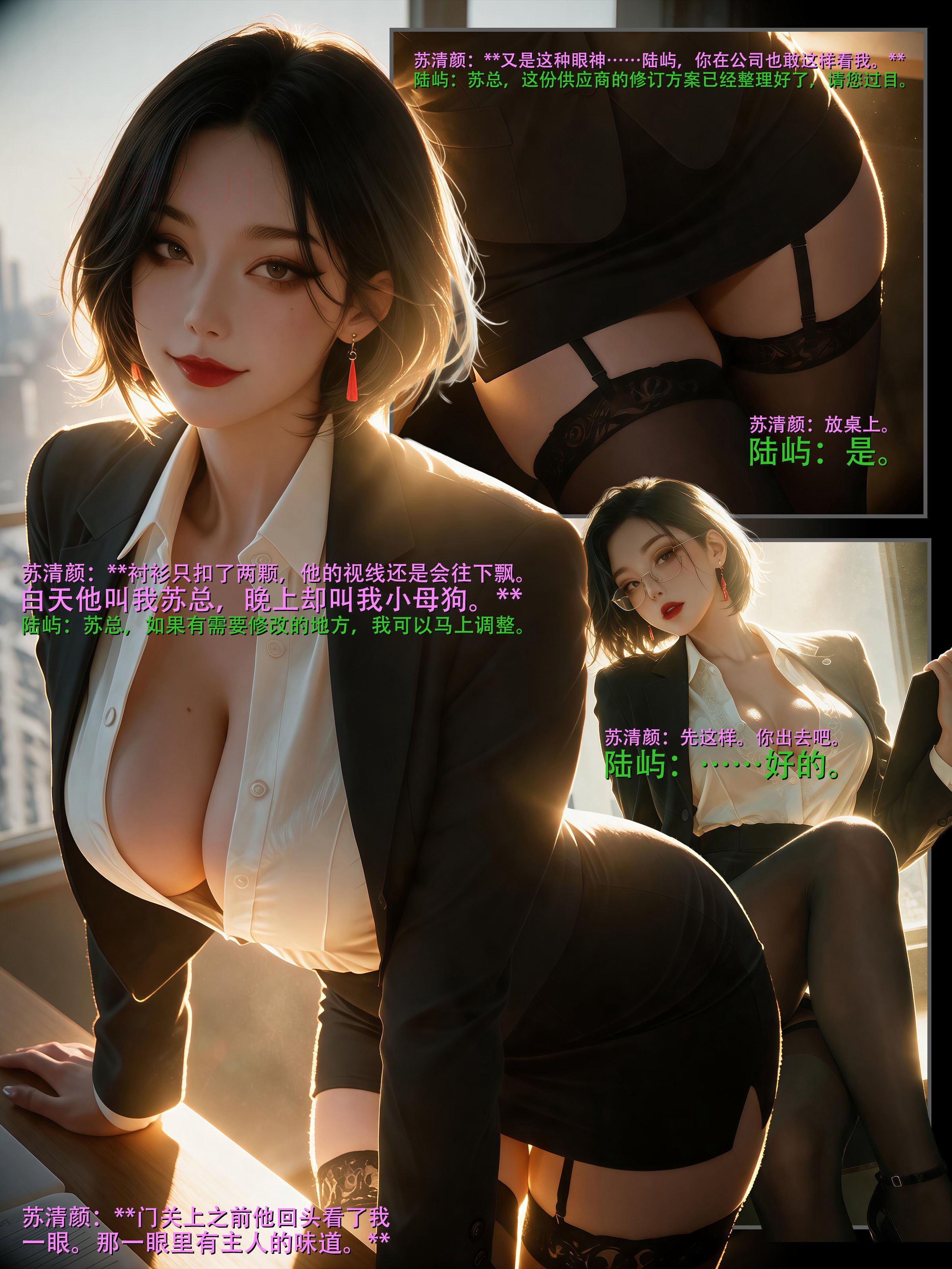 JessieAI她说只是玩玩1-2 漫画图集 PC端 汉化版