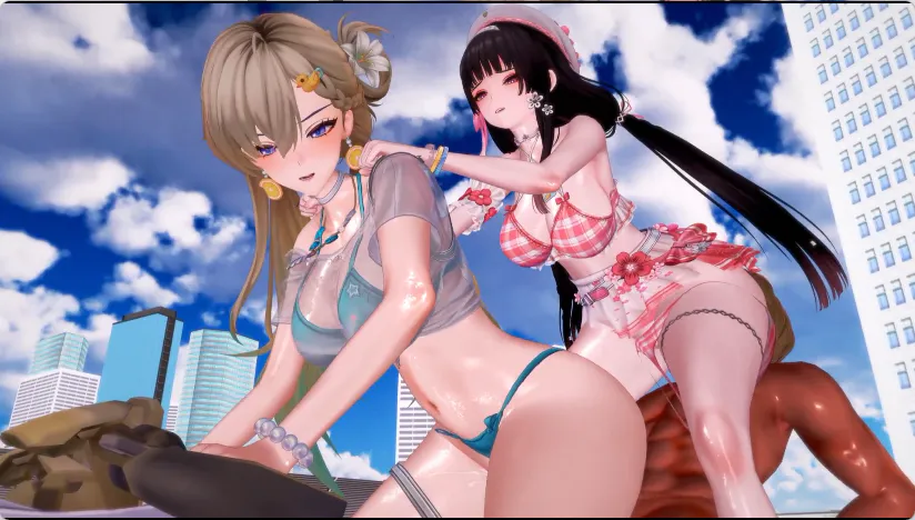 Lynlynop琳奈和千咲泳装 动漫视频 PC端 更新版 预览图