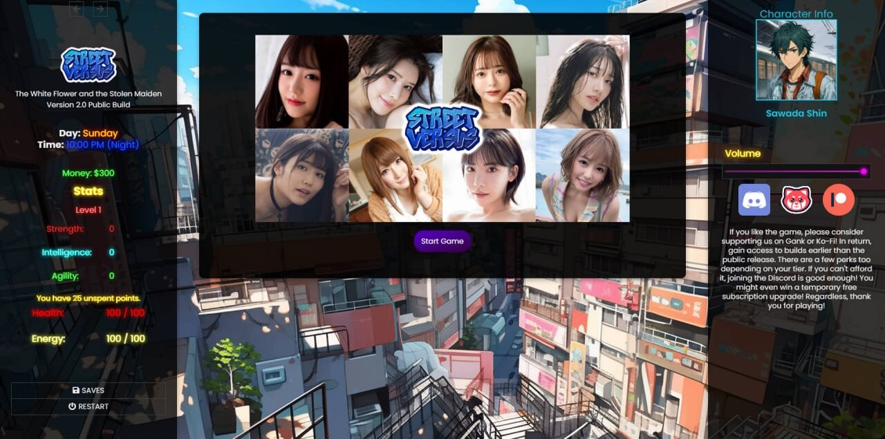 街头对决 Street Versus v2.3 浏览器转中文 PC端 汉化版 预览图