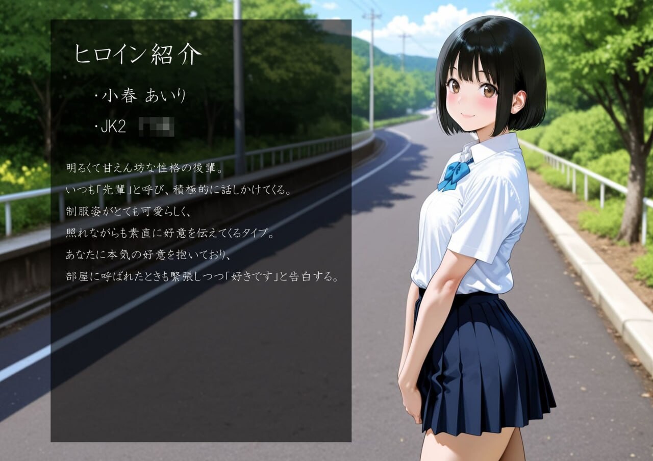 我把喜欢我的后辈叫到家里，把她侵犯了 俺のことが好きな後輩を自宅に呼んで犯してみた PC端 AI汉化版 预览图