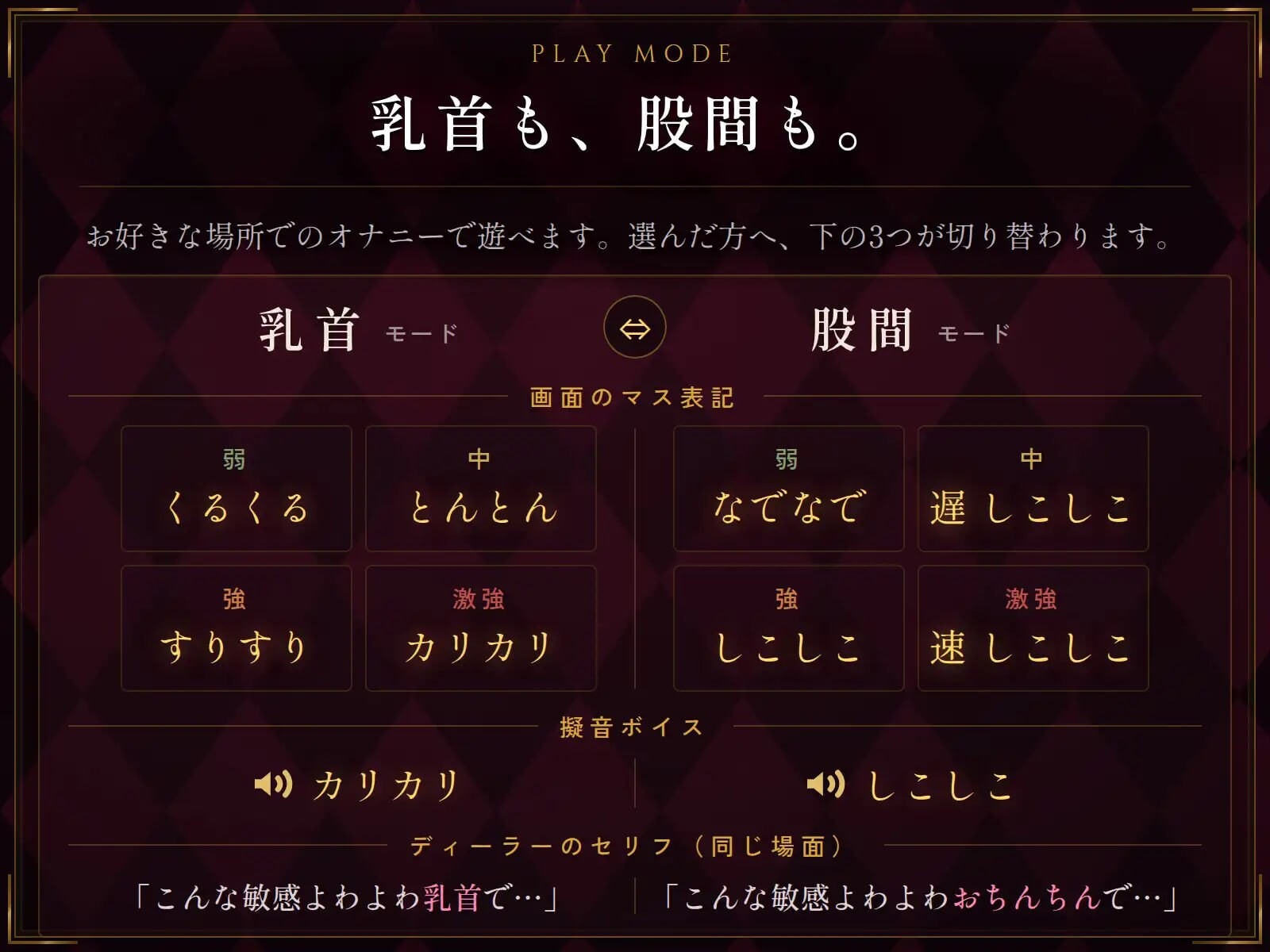 受虐自慰辅导赌场 マゾオナサポカジ v1.0.0 PC端 日文原版 预览图