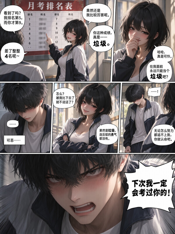AI漫画 历战王小爱 毒舌同桌败北日+同桌前传:前世今生 漫画图集 PC端