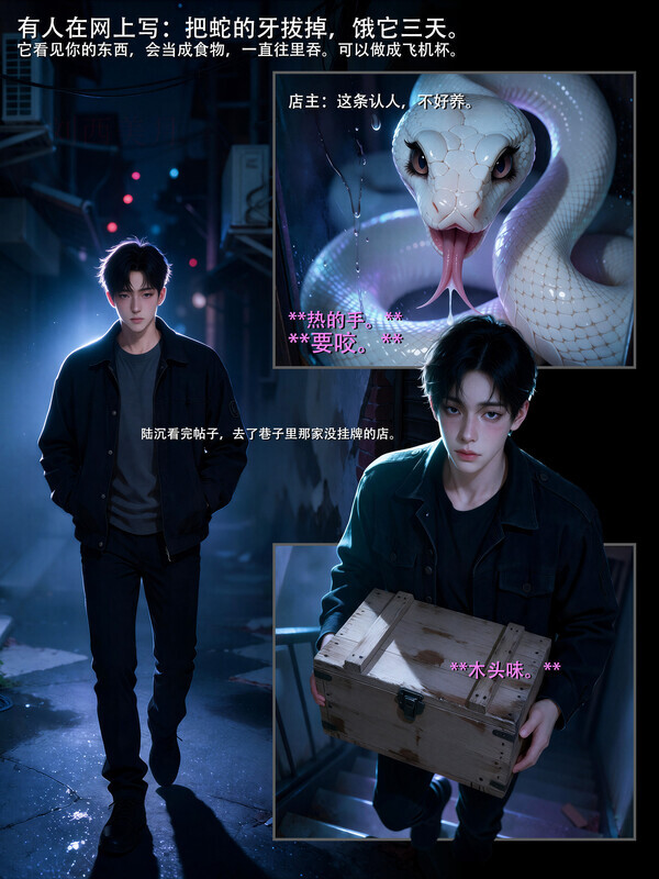 AI漫画 Jessie AI JA075 Snake 小白蛇 漫画+CG 漫画图集 PC端 预览图