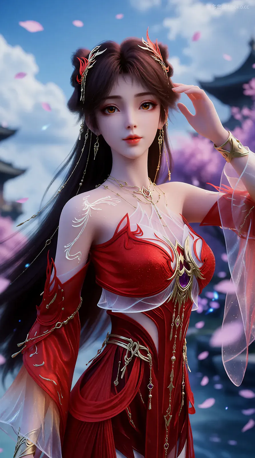 AI绘画火灵儿-完美世界 漫画图集 PC端 预览图