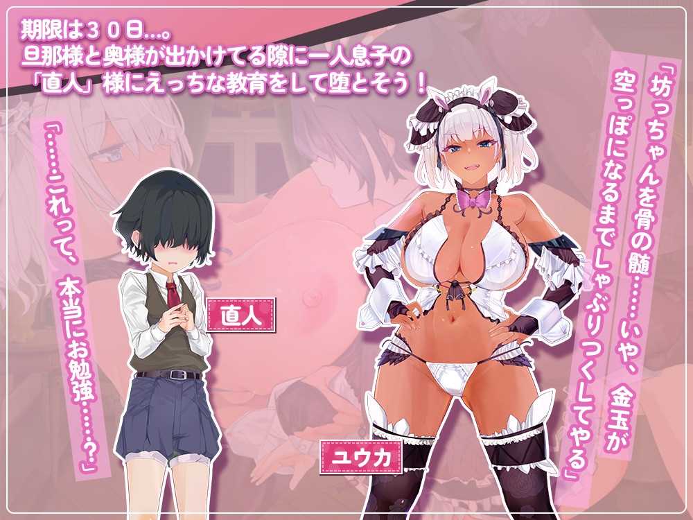 辣妹女仆盯上了小少爷/ギャルなメイドは坊ちゃんを狙ってる PC端 AI汉化更新版 预览图