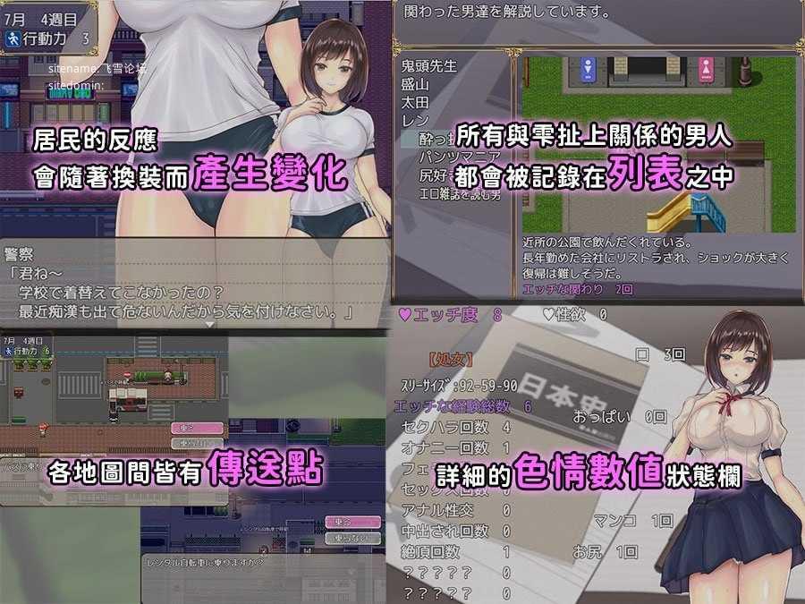 逐渐知晓性的处女～青涩女学生与男人们共度的夏天～ PC端 官中高清版 预览图