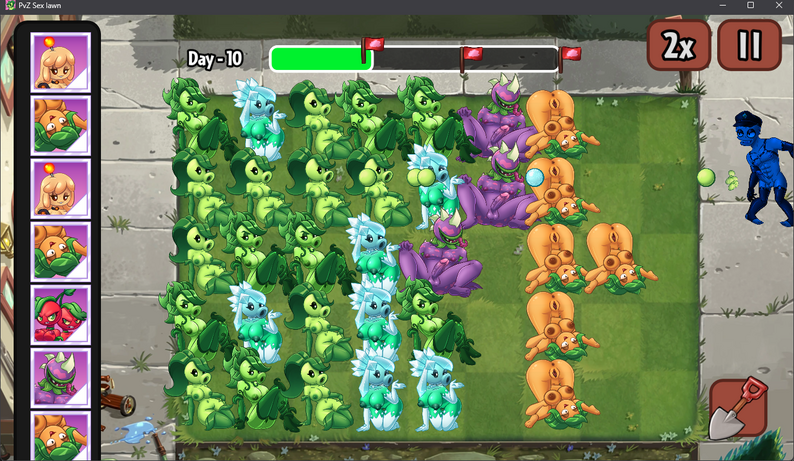 植物大战僵尸：欲望草坪 PvZ Sex Lawn Demo v1.0.1 双端 日文原版 预览图