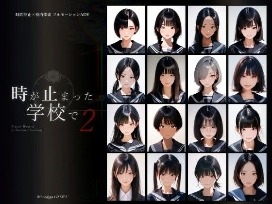 自购 应求 ADV 電脳戯画 時が止まった学校で2（ゲーム版） MEGA PC端